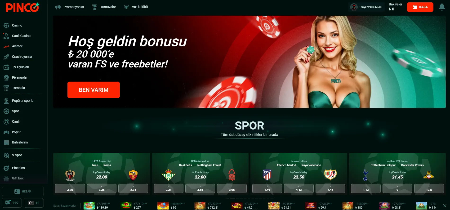 Služba destek Pinco